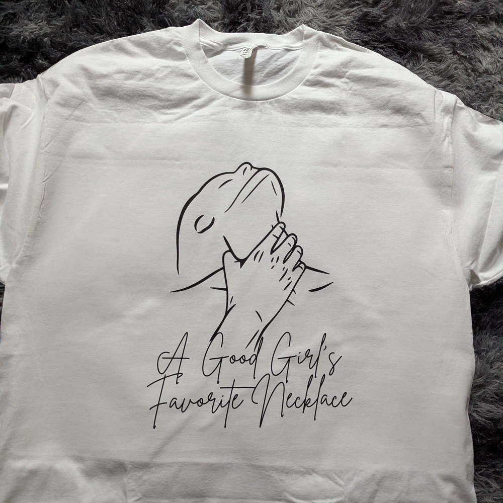 Echo White T-Shirt with Tag Detail